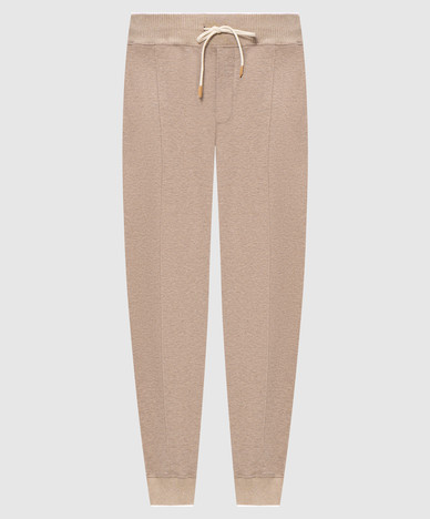 Beige jogger pants