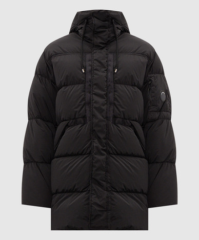 Black down jacket