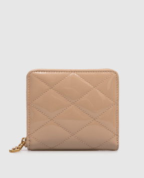 Saint Laurent Beige patent leather wallet 862522AAGGC
