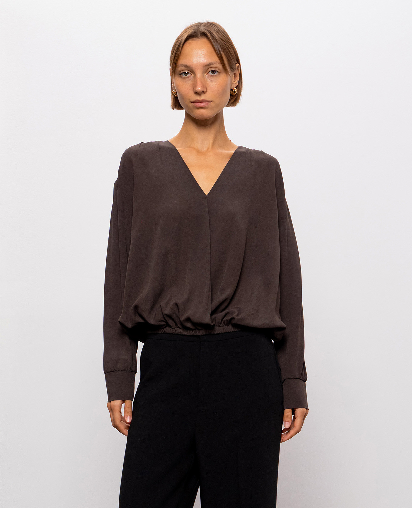 Brown blouse Twinset 3
