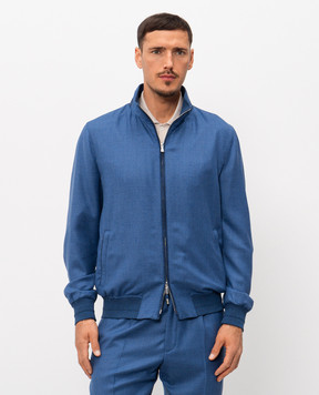 Enrico Mandelli Blue cashmere jacket 3T501B5607