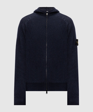 Blue cashmere cardigan