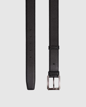 Stefano Ricci Black leather belt N352VDA311U