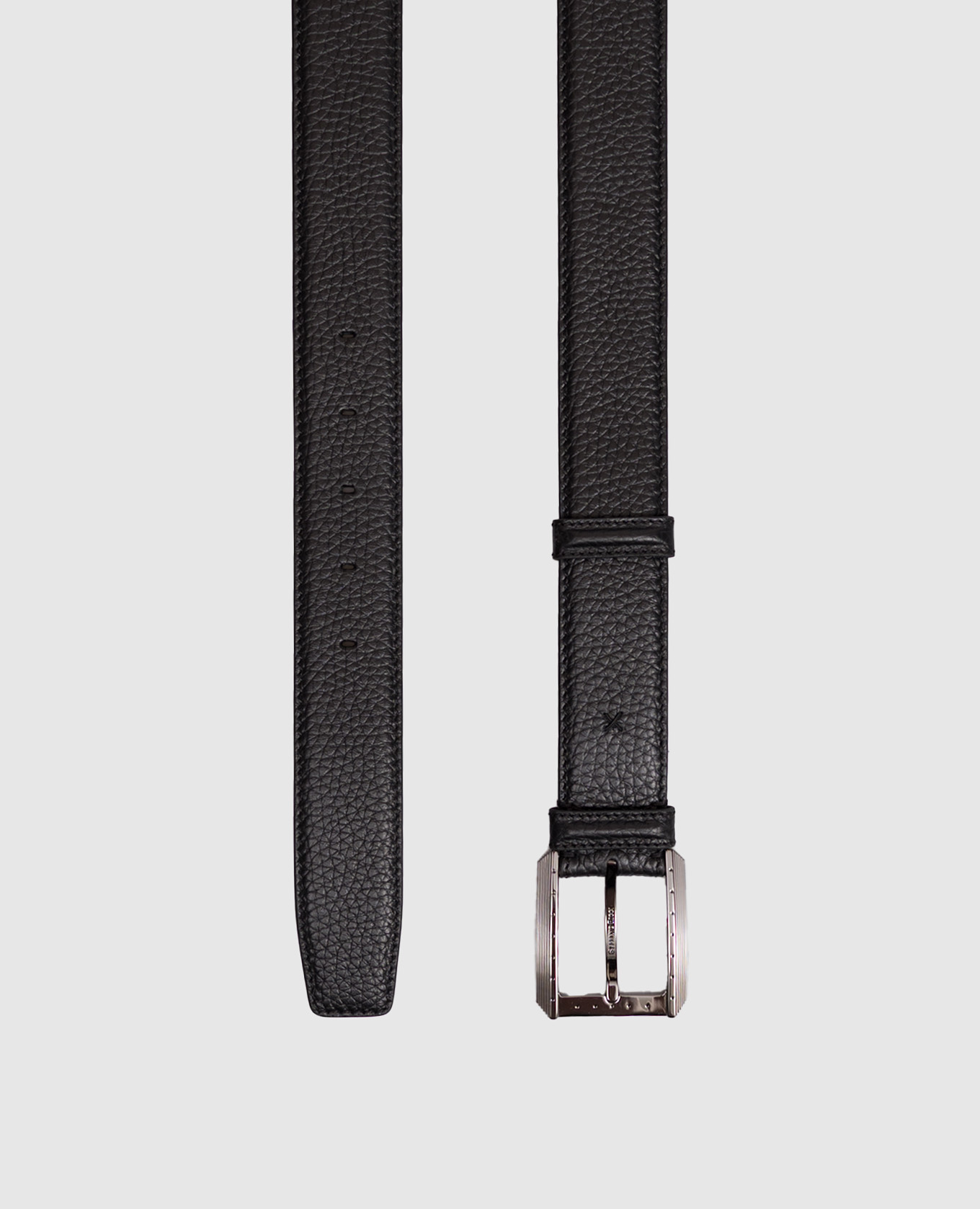 Black leather belt Stefano Ricci 3
