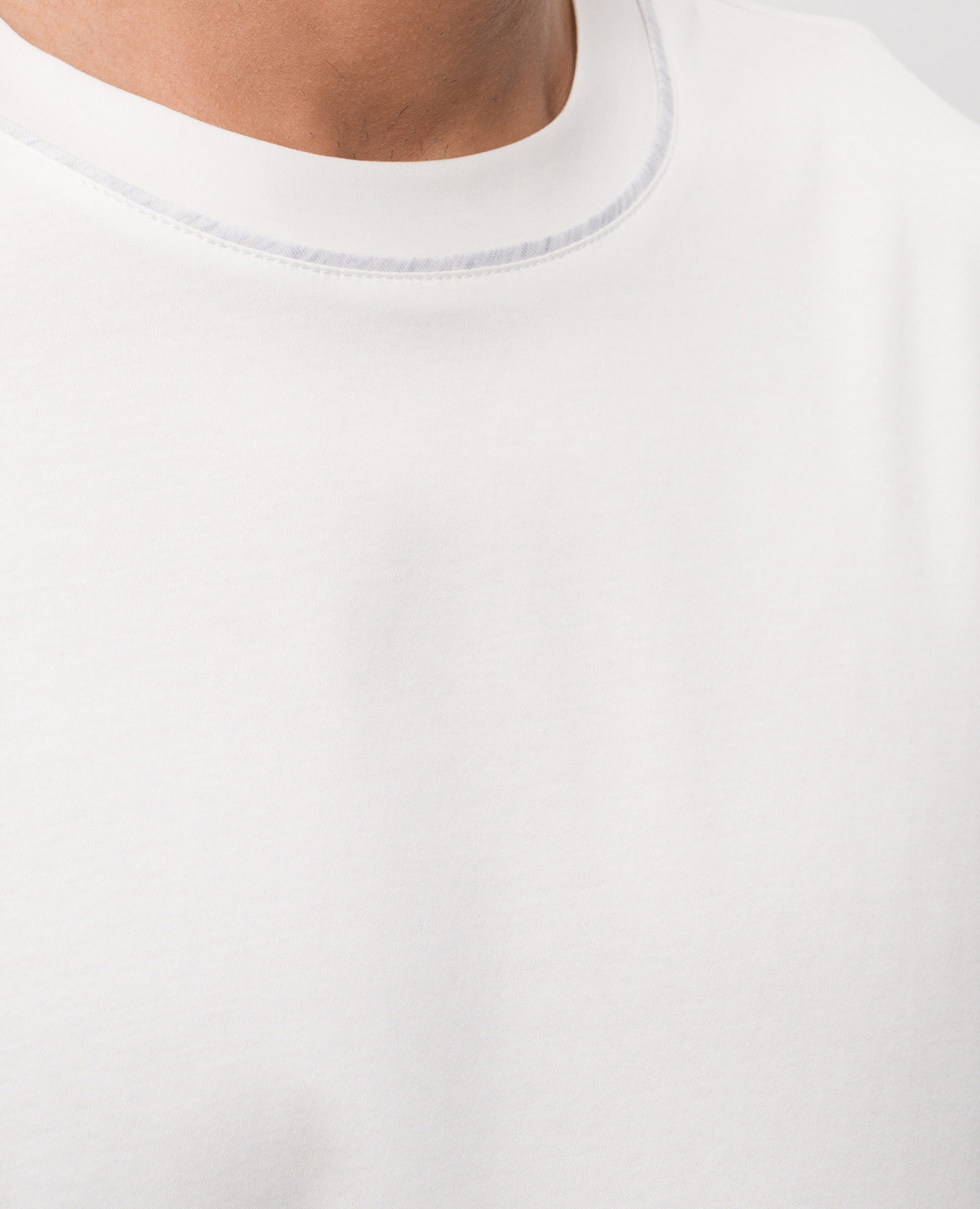 

White T-shirt Brunello Cucinelli