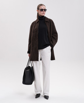 The Row Brown sheepskin coat Dakara R001139L620