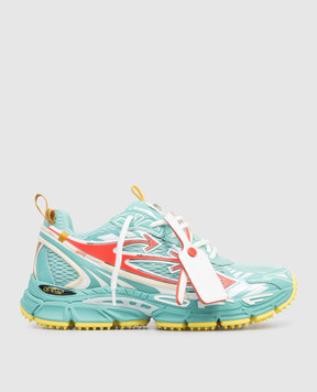 Off-White OW Be Right Back green combination sneakers OWIA289S26FAB006