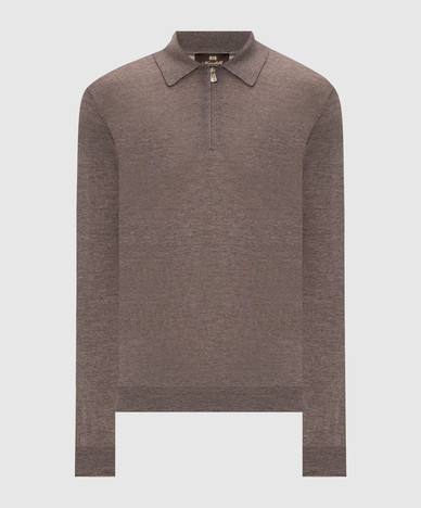 Polo de lana gris