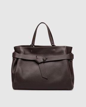Gianni Chiarini Miranda brown leather tote bag BS11887RNGFRSH