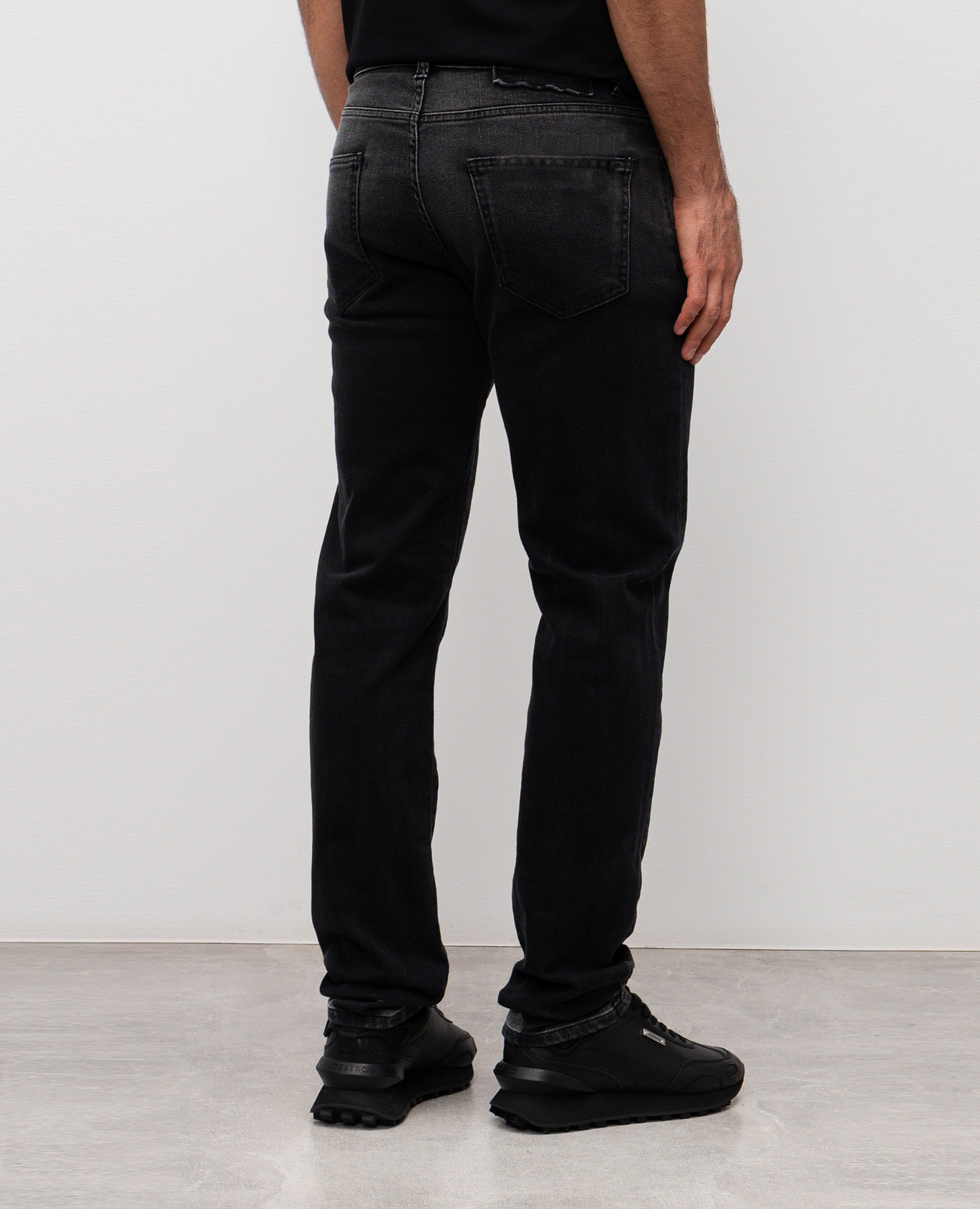 

Black jeans with logo Iceberg