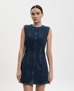 AGOLDE Hiatus blue denim mini dress A20006B1206