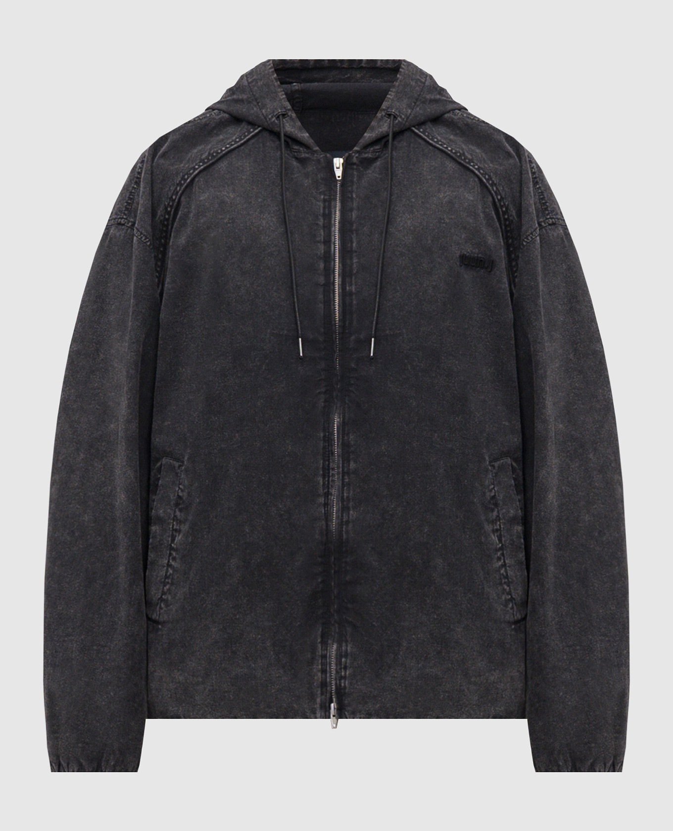

Black jacket with a worn effect Juun.j