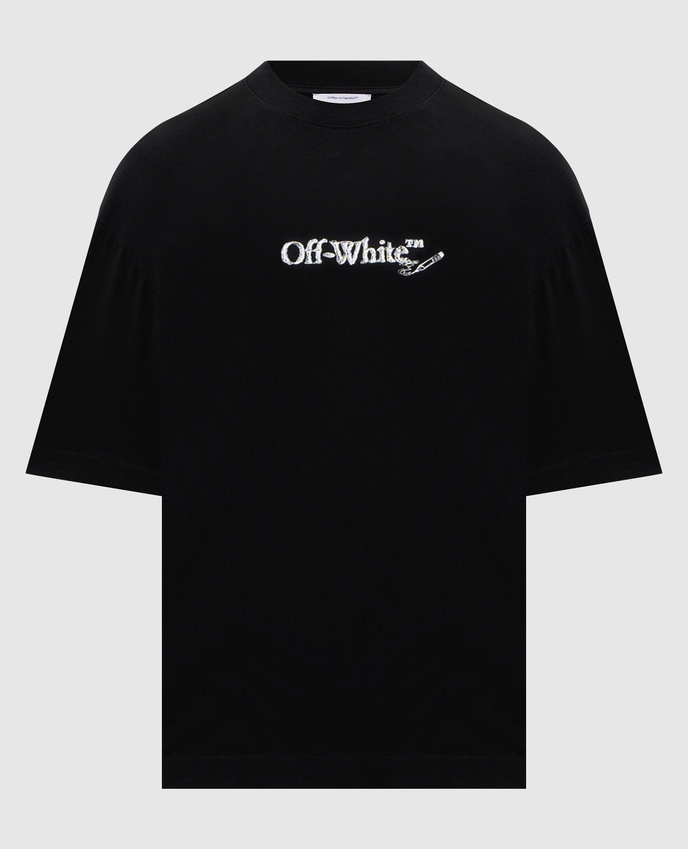 

Black Scribble Arrow T-shirt Off-White