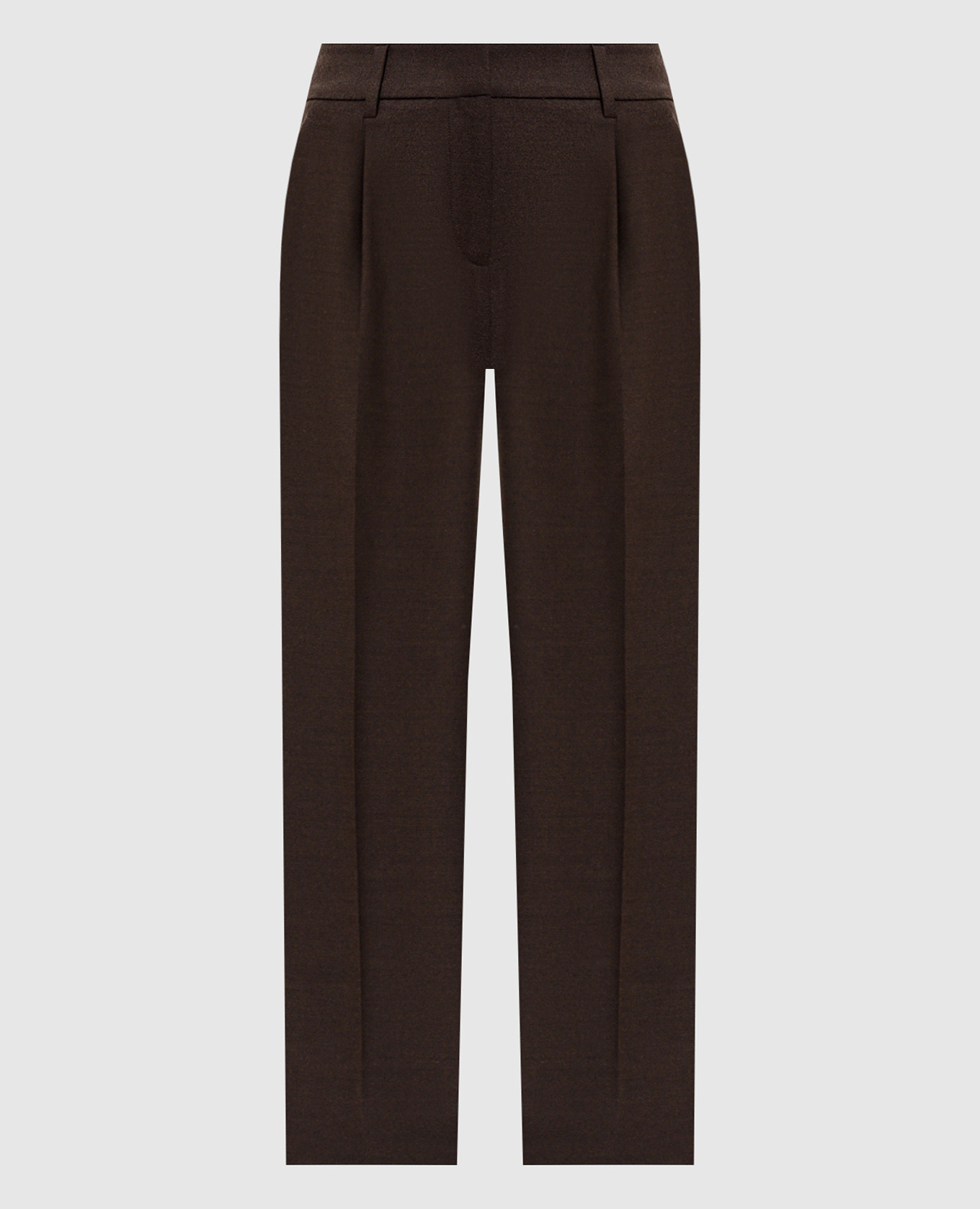 

CALDAIA brown trousers made of wool Max Mara Weekend