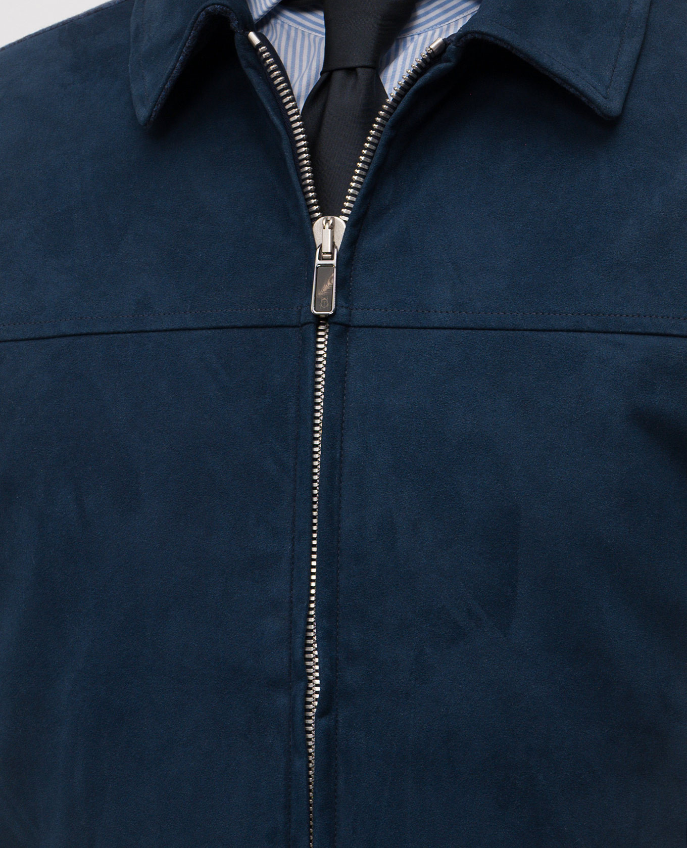 

Blue jacket with wool CAPOBIANCO