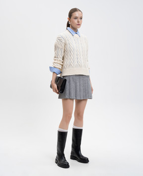 Max & Co Beige CLAVIER pullover with wool CLAVIER