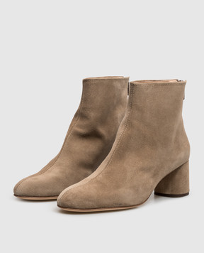 AGL Beige suede ankle boots OLGA OLGA