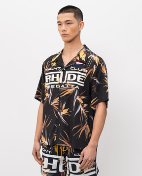 Rhude Black shirt REGATTA CLUB RHPS26SR03071