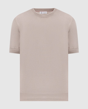 Brunello Cucinelli Beige cotton T-shirt M29805200