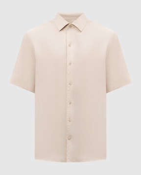 Agnona Beige linen shirt TD09U5YU3049