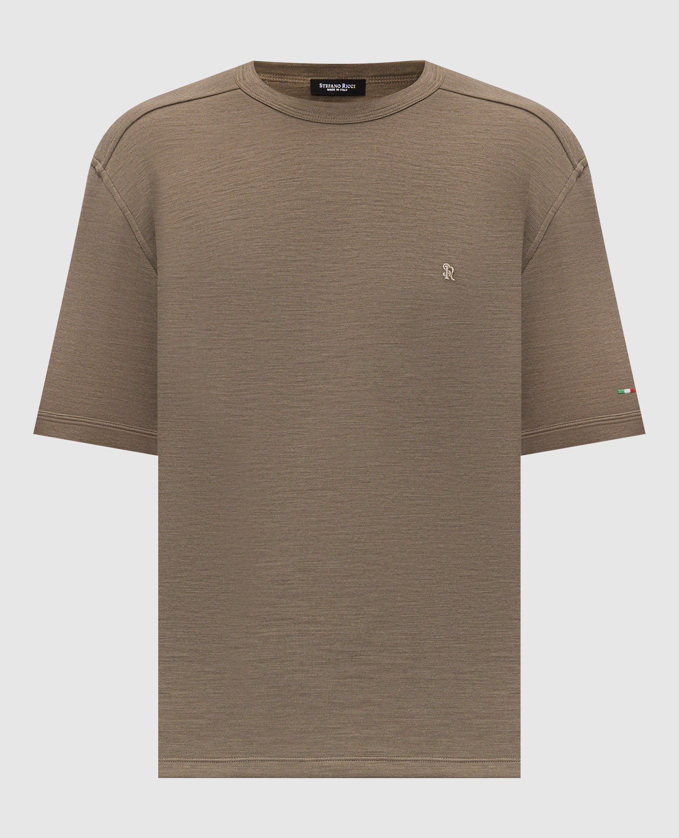 Brown wool t-shirt
