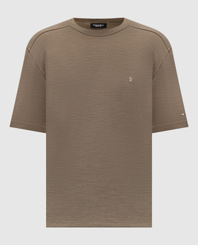Stefano Ricci Brown wool t-shirt MNH6305550WPA02T