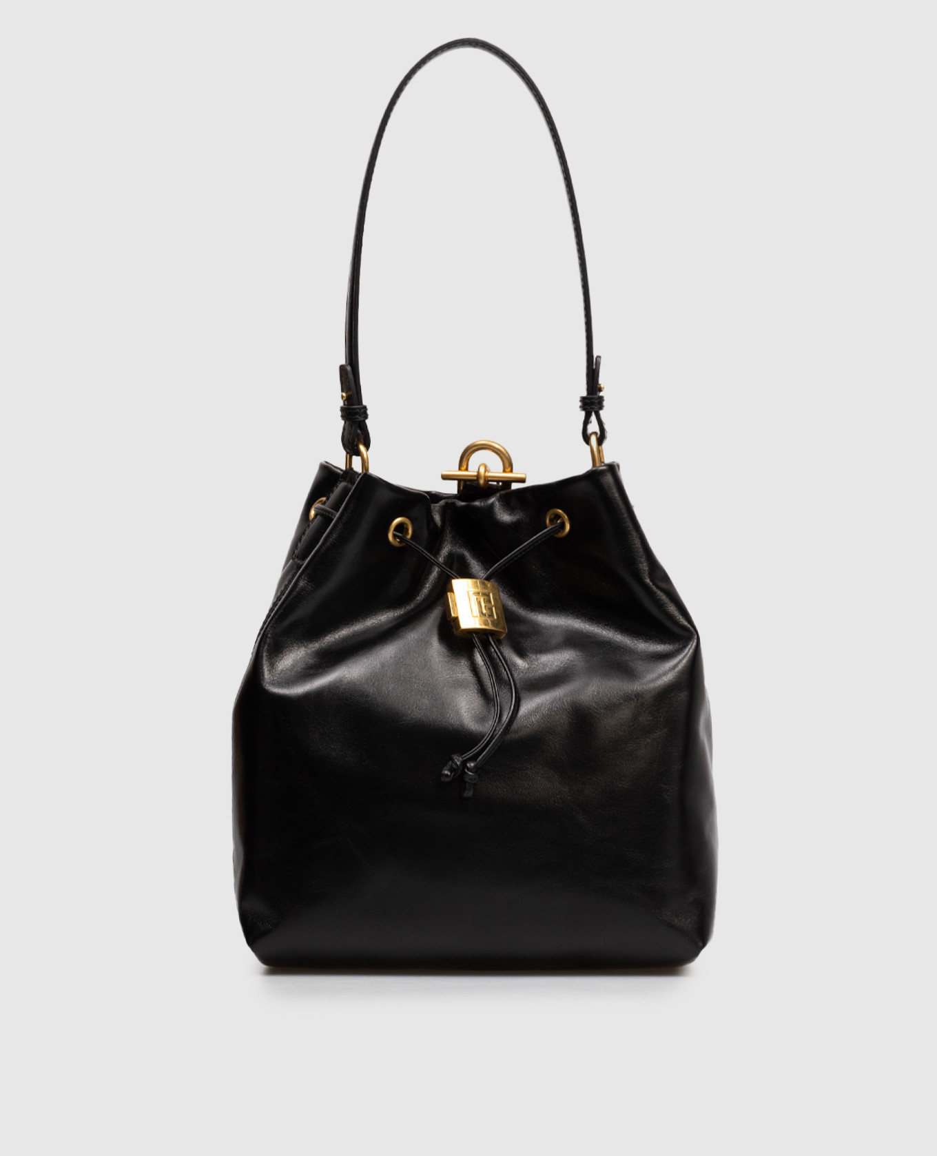 

Black leather Pulse backpack Balmain