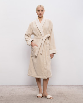 Hamam Beige terry bathrobe Raya RAYABATHROBE