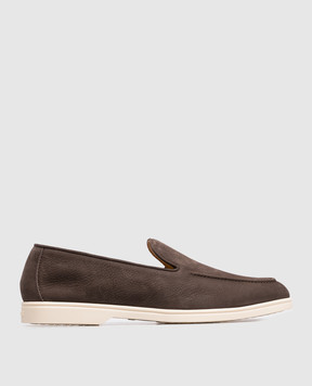 Doucal's Brown nubuck loafers DD8893JOANUY288
