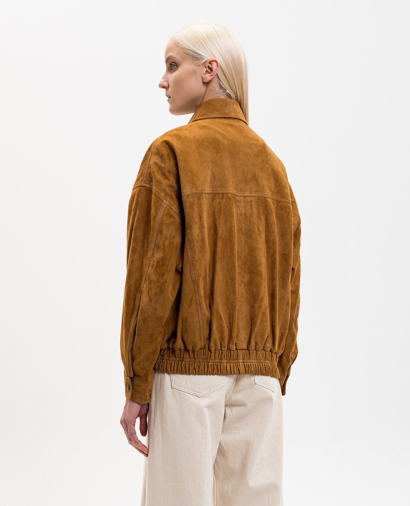 

Frederica brown suede jacket ARMA
