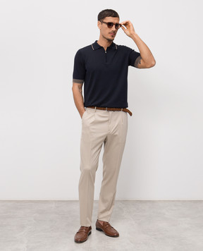 Peserico Beige wool pants R54274D08274
