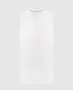 PROENZA SCHOULER Taryn white patterned top WL2614615BY347