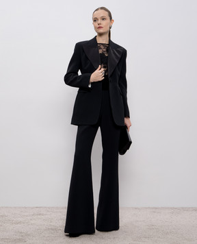 Ermanno Scervino Black jacket D476I704TEILM