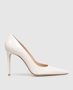 Stuart Weitzman Stuart white patent leather shoes SJ956