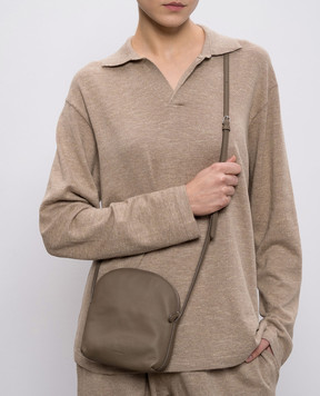 The Row Brown leather Annie bag W1911L129