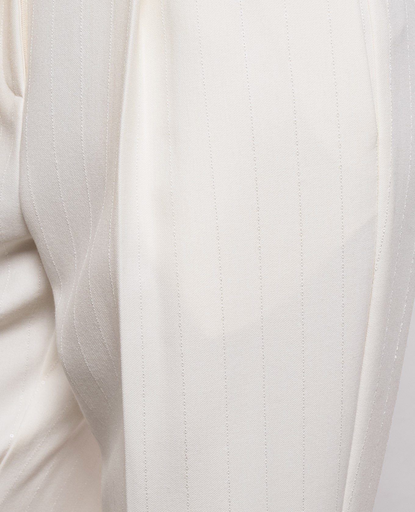 Ivory sequined pants Twinset 5