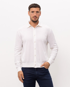 Stefano Ricci Ivory cashmere shirt W505003PALW26103