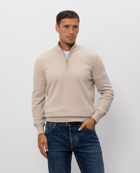 Brunello Cucinelli Ivory cashmere jumper M2200124