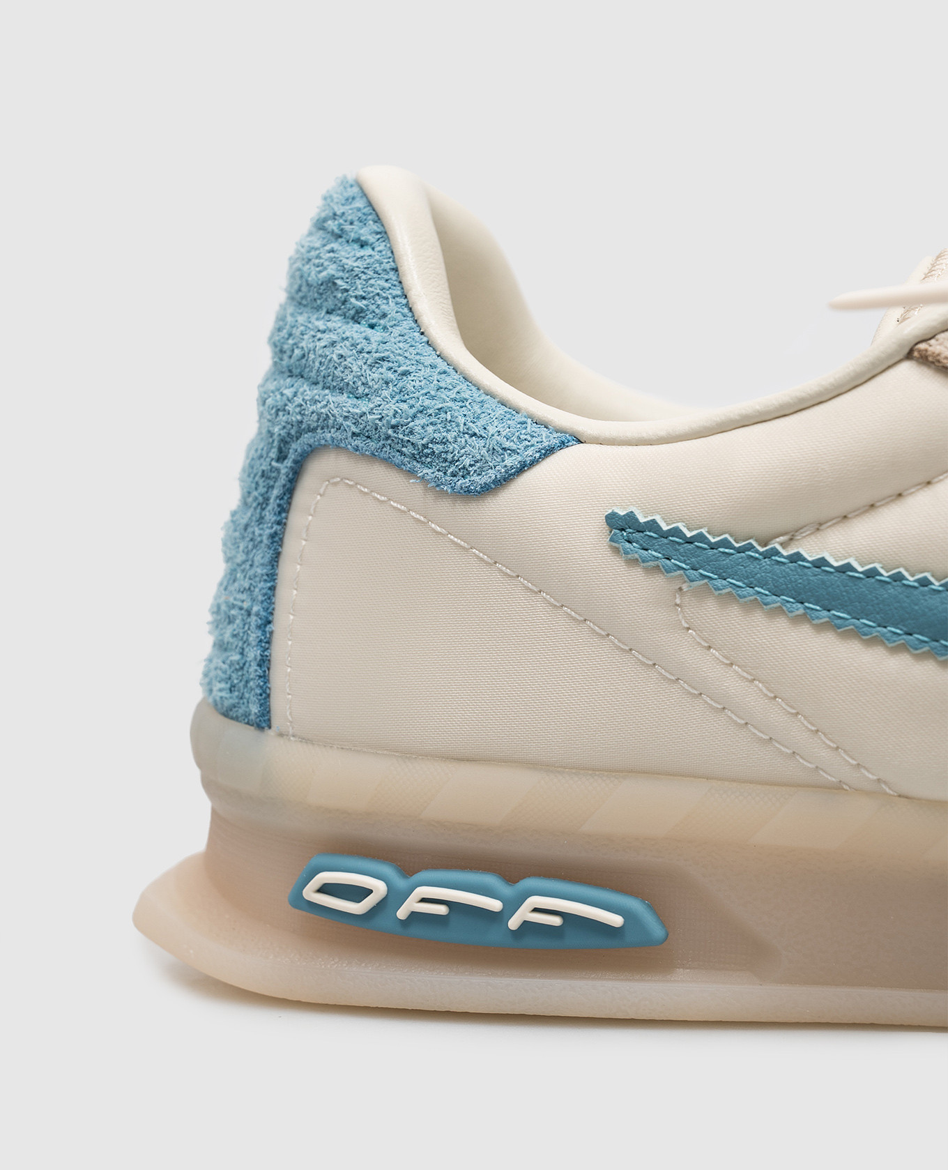 Beige combination sneakers End Of Play Off-White 5