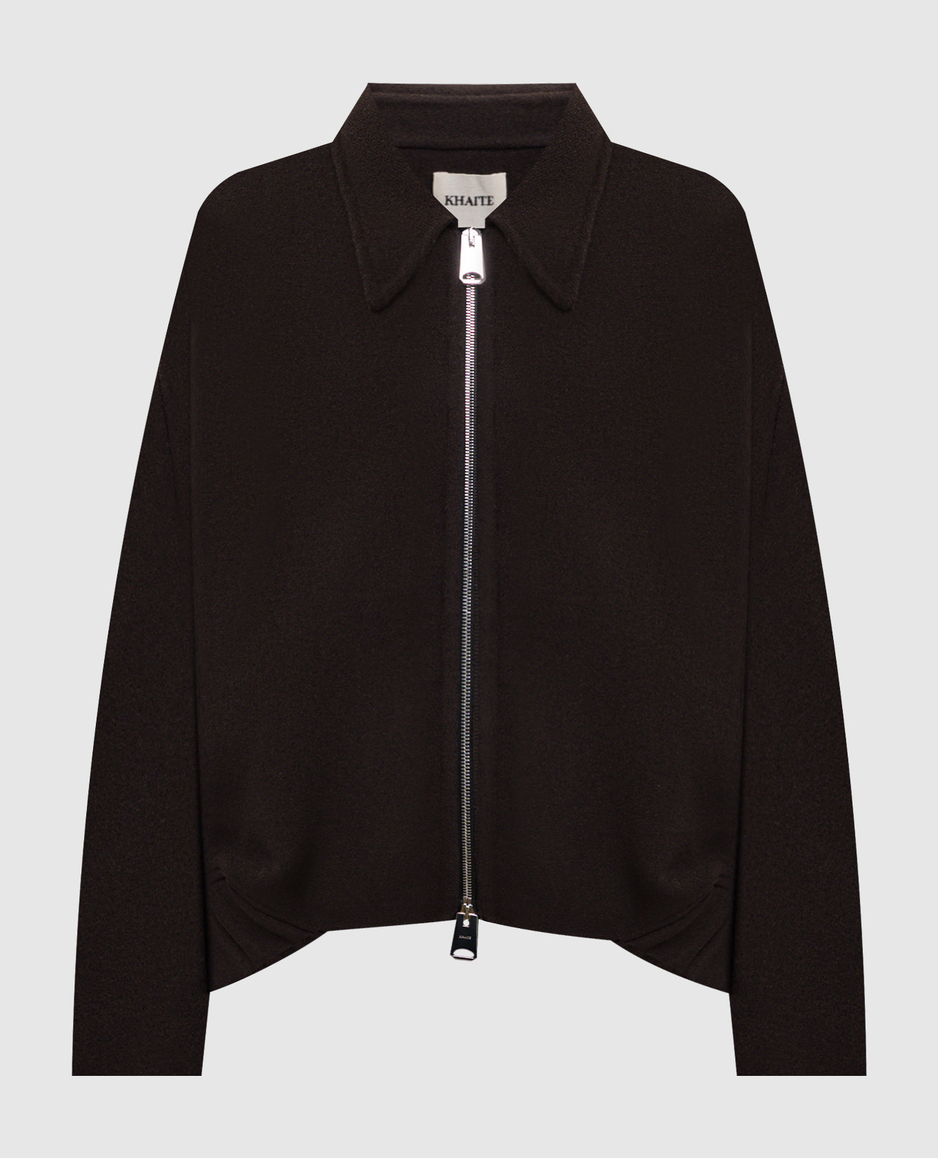 

Brown Odin wool bomber jacket Khaite