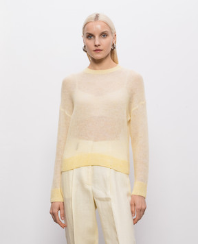 Peserico Yellow sweater with wool S99121F079103B