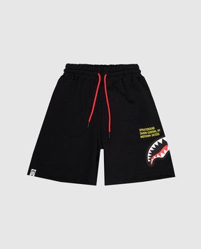 Sprayground Children's black Shark shorts SPY1388EBLK
