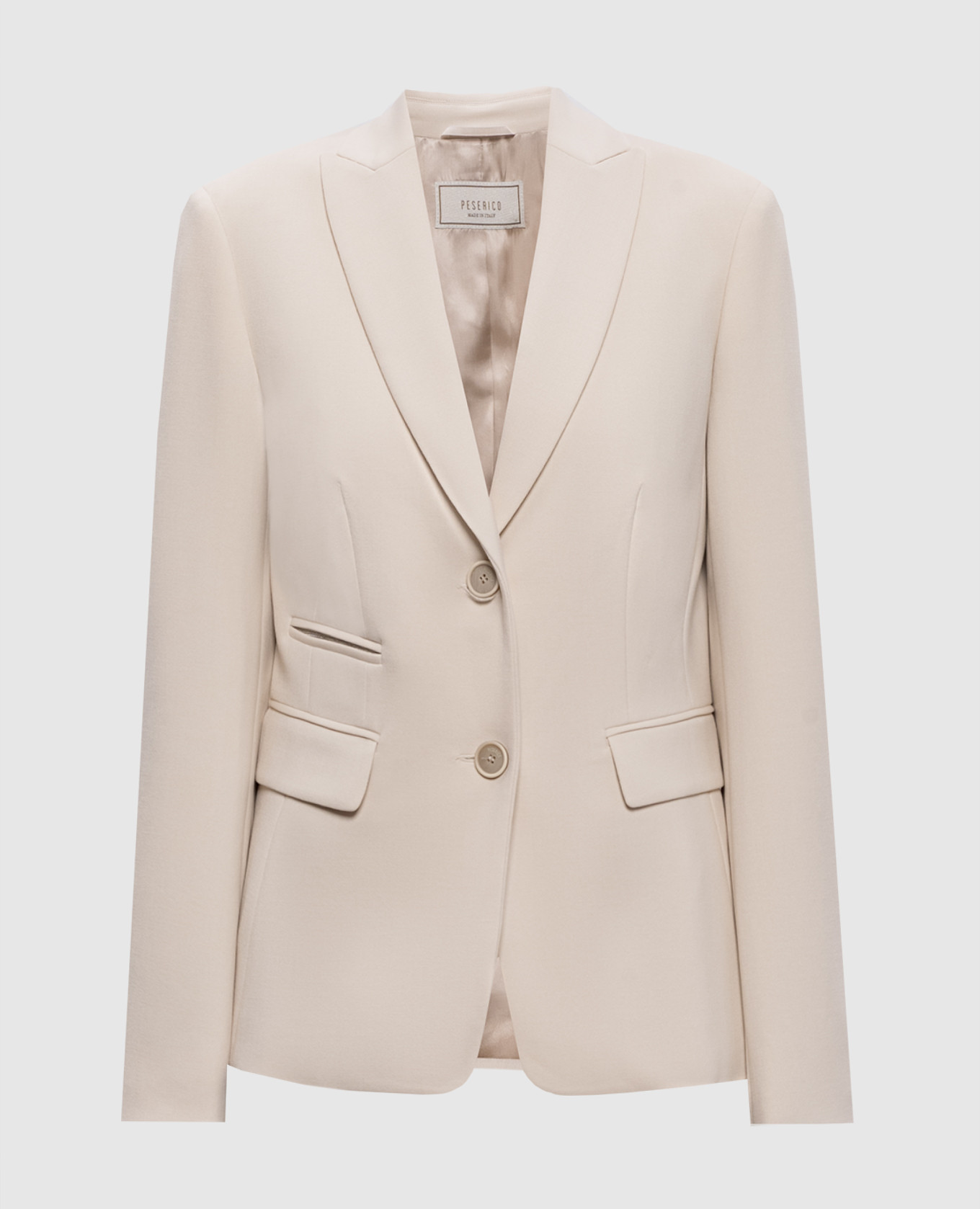 Beige jacket with patch