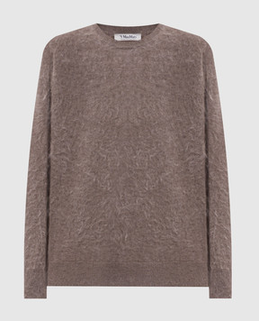 Max Mara CHICCA brown cashmere sweater SMMCHICCA