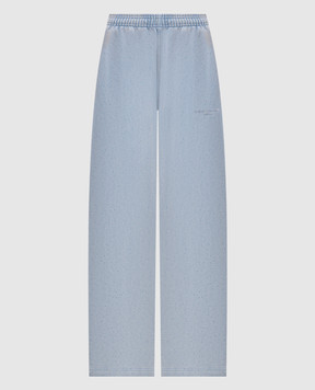 Alexander Wang Blue sweatpants with crystals 1CC3264020