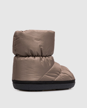 Maison Margiela MM6 Children's brown quilted boots 839493639