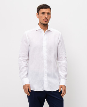 Pini Parma White linen shirt SHICLIBCO