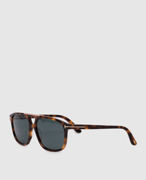 Tom Ford Brown tortoiseshell sunglasses FT1338