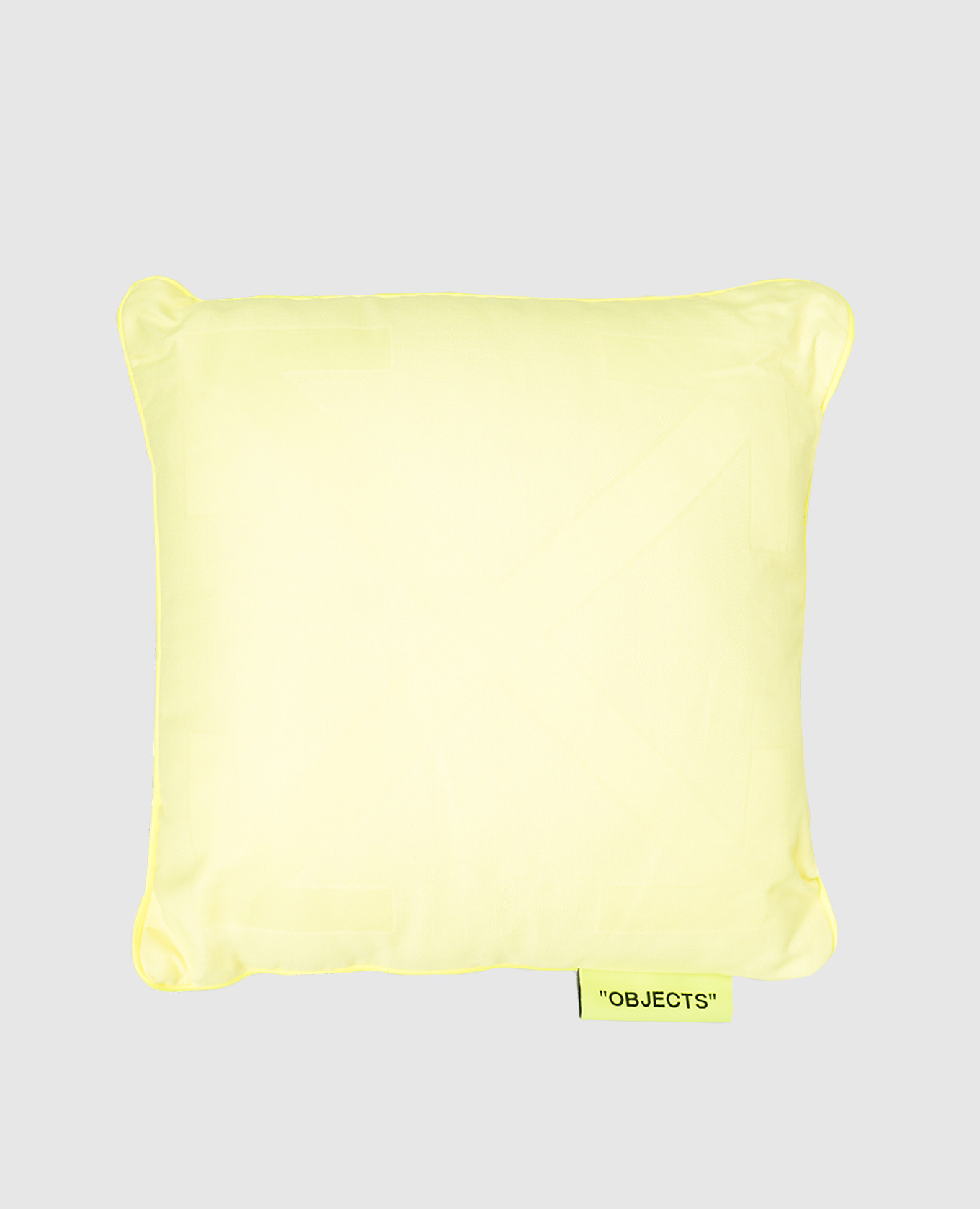 

Yellow pillow with Arrow emblem Off-White