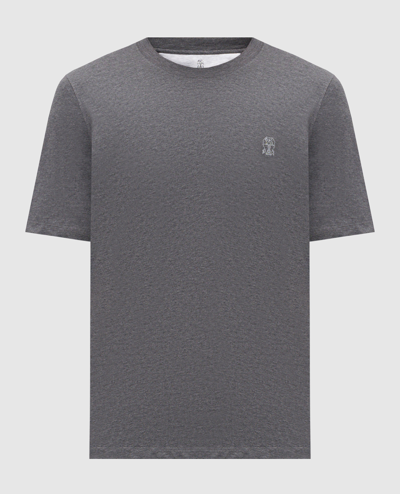 Gray T-shirt with emblem
